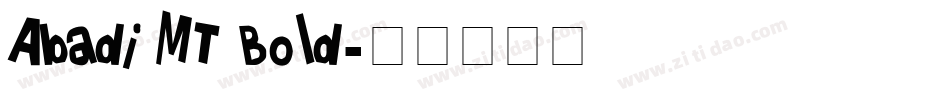 Abadi MT Bold字体转换